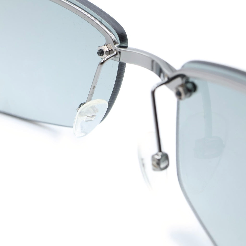 GUCCI(グッチ) GGロゴ スクエア リムレス サングラス アイウェア #60□15-125 ブラック/レッド GG 1799/N/S レディース