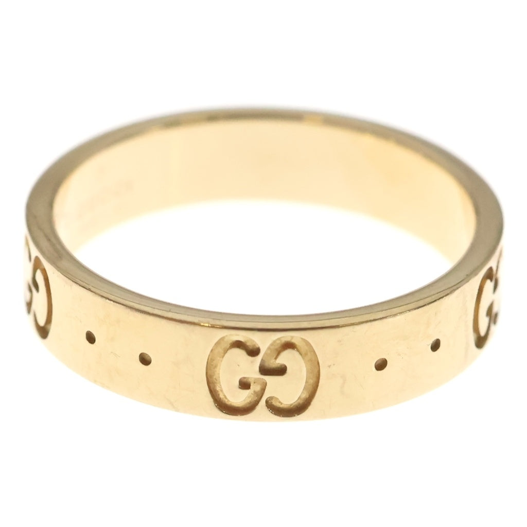 GUCCI(グッチ) GG アイコン リング 指輪 K18PG ピンクゴールド 3.4g レディース
