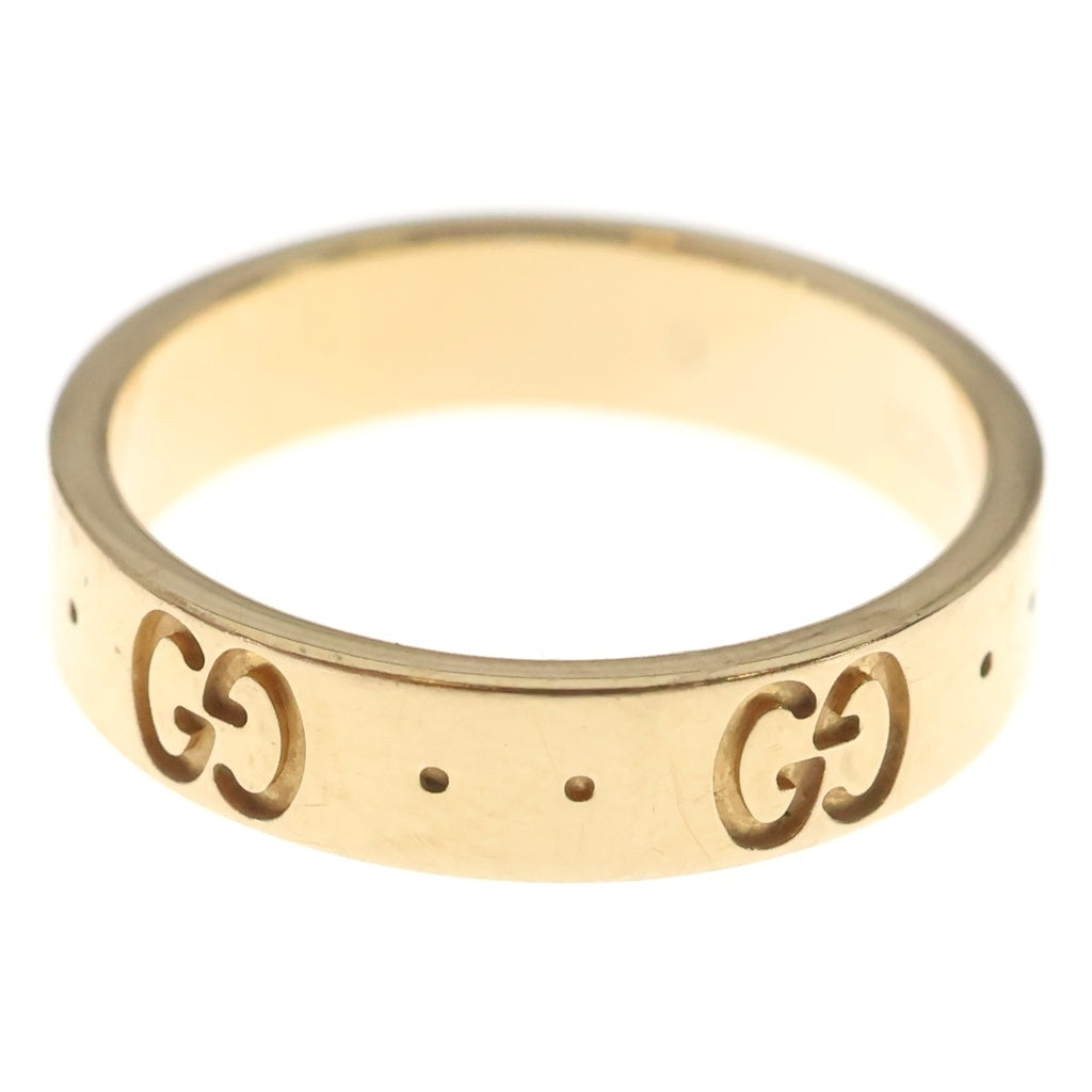 GUCCI(グッチ) GG アイコン リング 指輪 K18PG ピンクゴールド 3.4g レディース