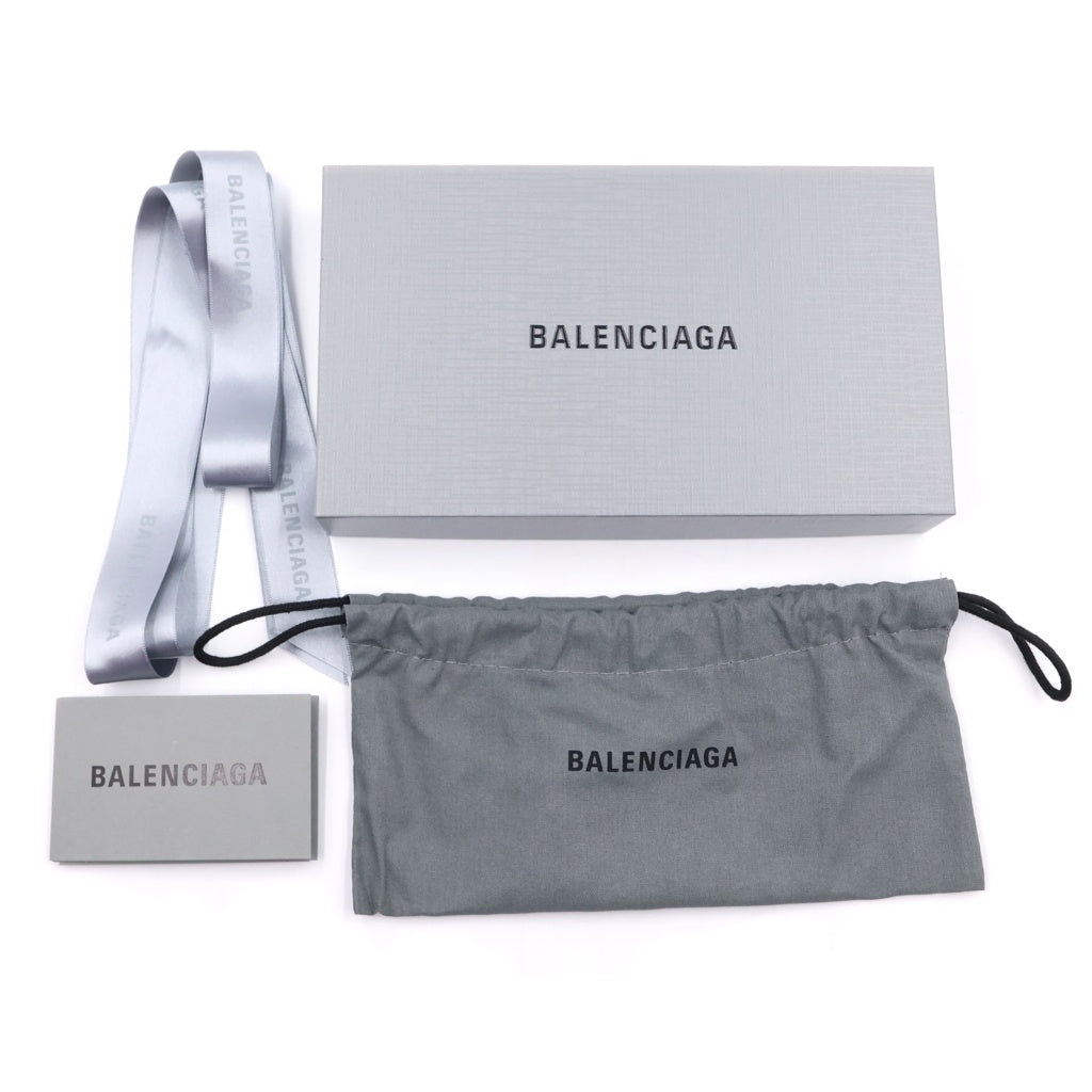 BALENCIAGA(バレンシアガ) ネオクラシック フラグメントケース コインケース クロコ型押し レザー ピンク 640110