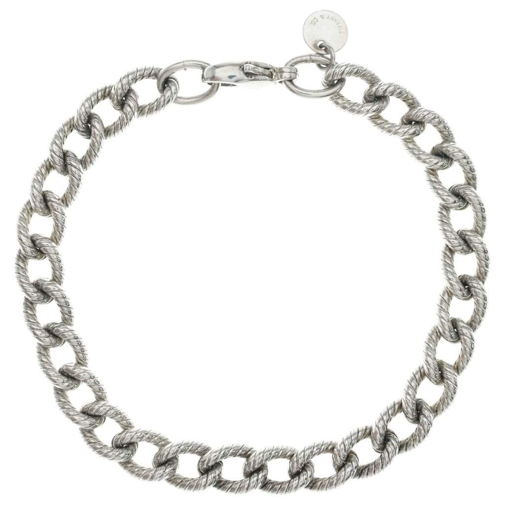 TIFFANY & Co.(ティファニー) ツイストチェーン ブレスレット シルバー SV925 レディース