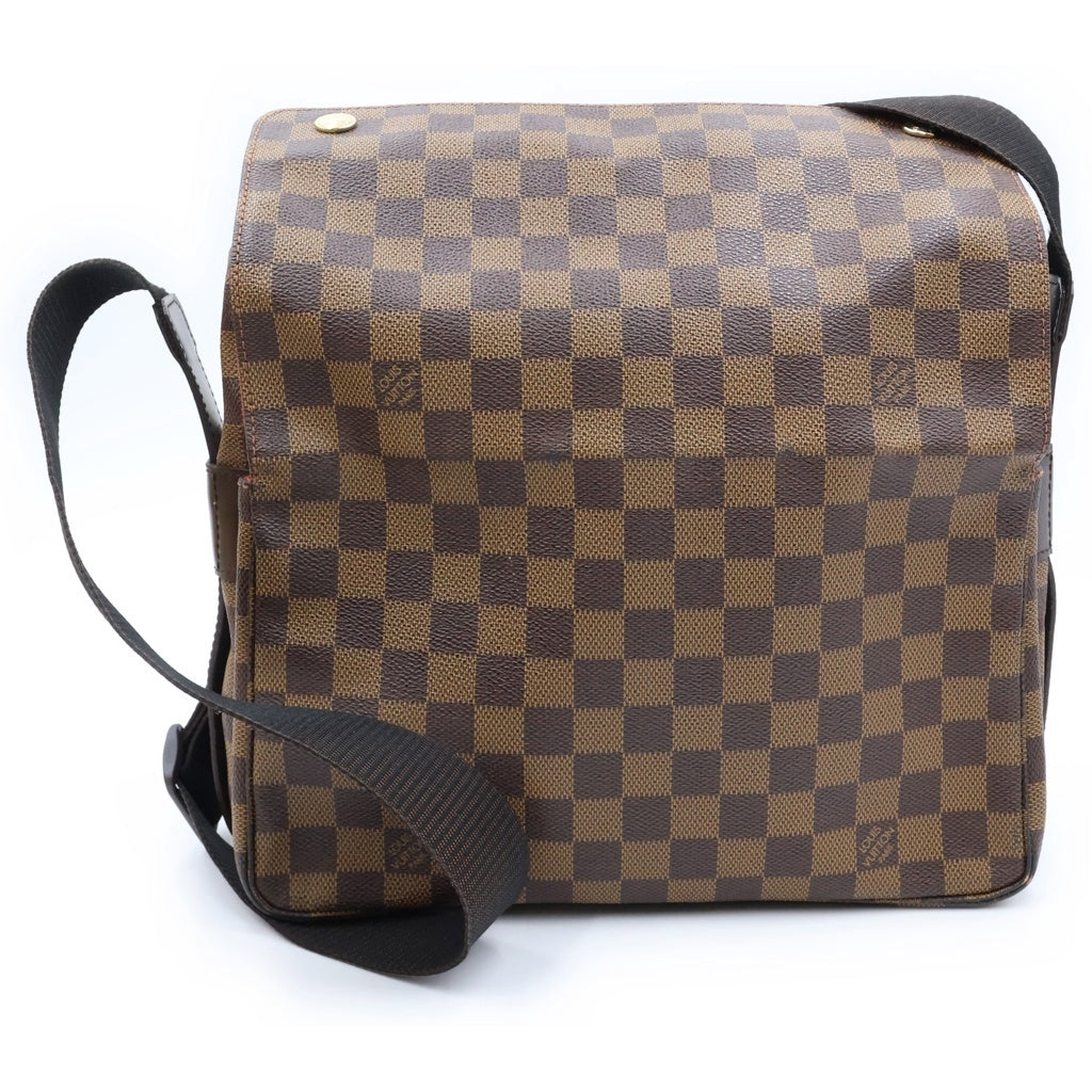 LOUIS VUITTON(ルイヴィトン) ナヴィグリオ ショルダーバック ダミエ PVC レザー ブラウン N45255 レディース