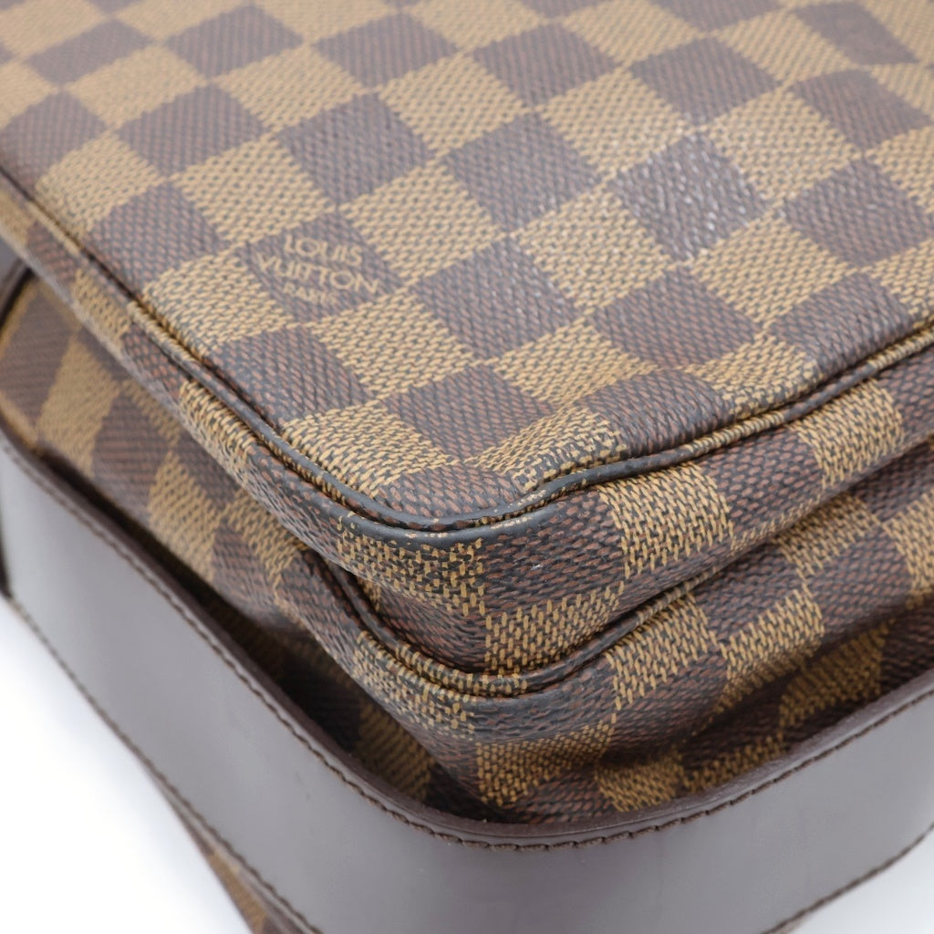LOUIS VUITTON(ルイヴィトン) ナヴィグリオ ショルダーバック ダミエ PVC レザー ブラウン N45255 レディース