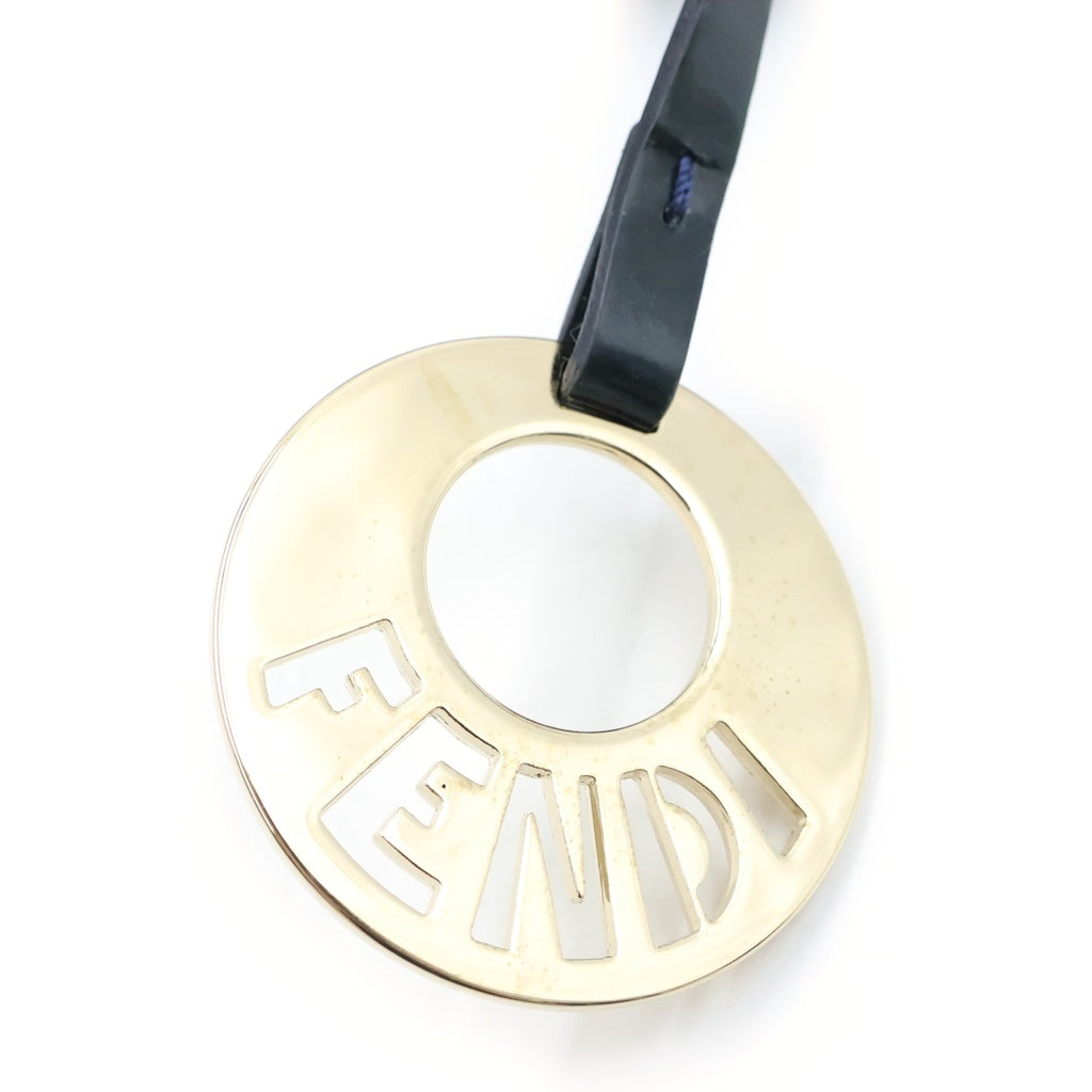 FENDI(フェンディ) ズッカ シェフバッグ ハンドバッグ ワンショルダーバッグ ブラウン ゴールド金具