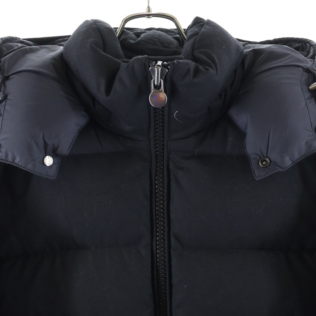 MONCLER(モンクレール) MONTGENEVRE モンジュネーブル ダウンジャケット ブラック ウール×ナイロン I20911A53700