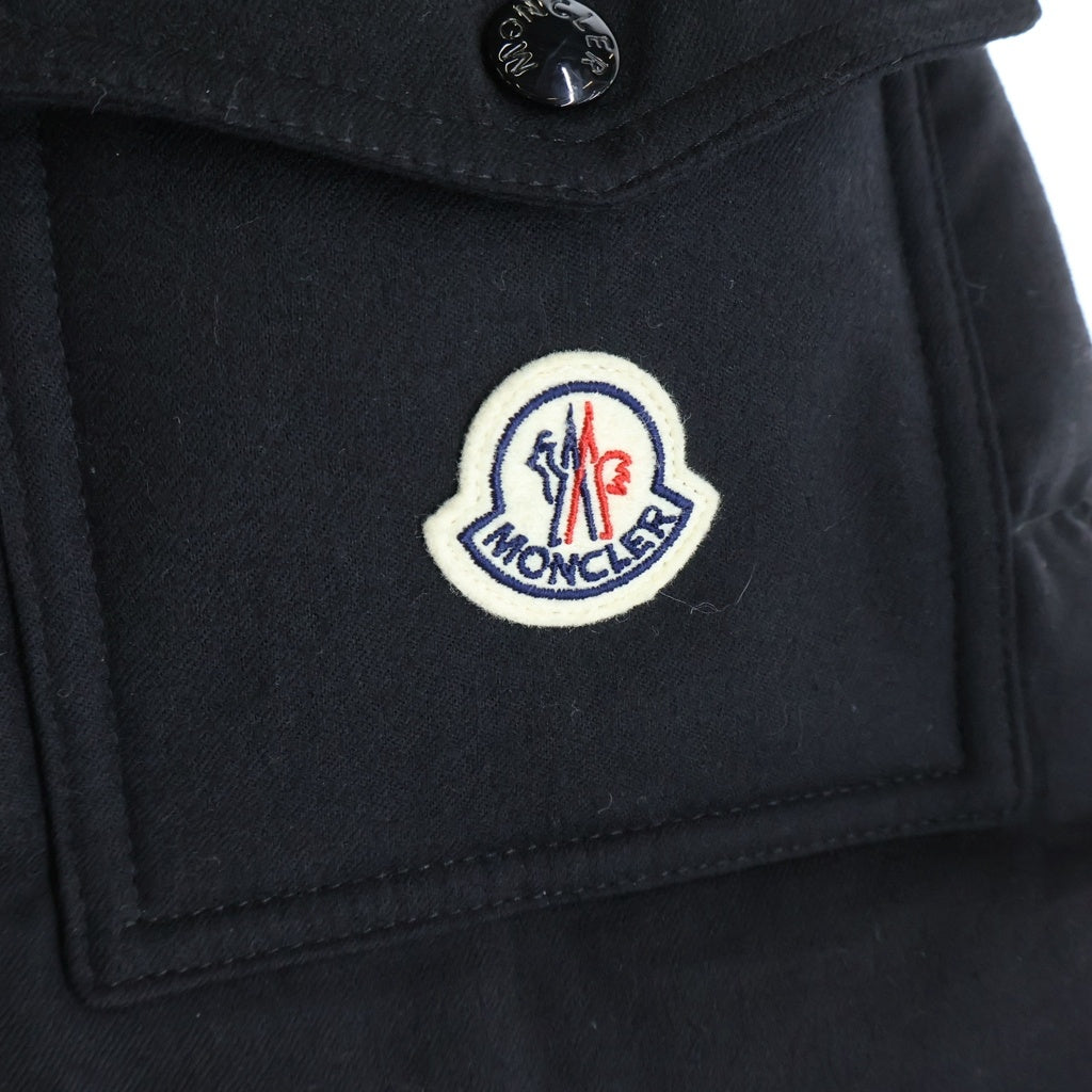MONCLER(モンクレール) MONTGENEVRE モンジュネーブル ダウンジャケット ブラック ウール×ナイロン I20911A53700