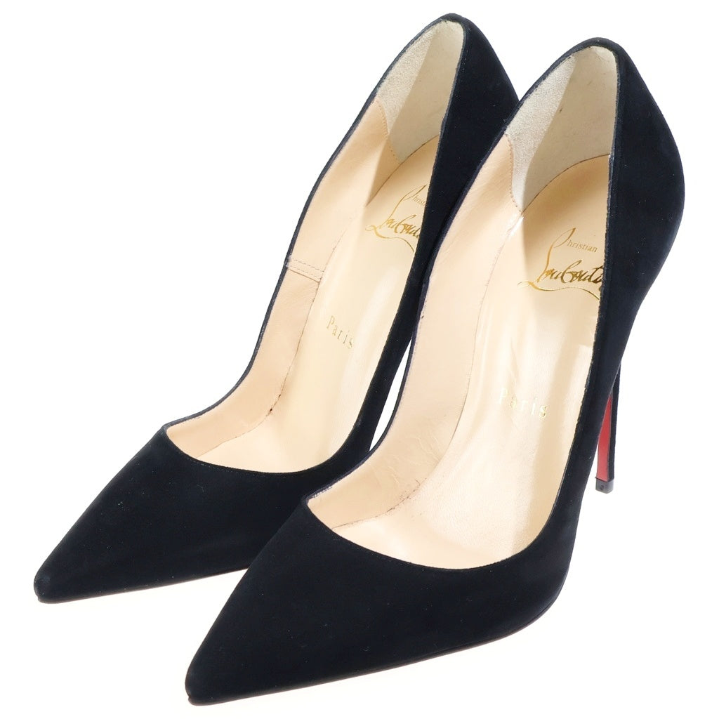 CHRISTIAN LOUBOUTIN(クリスチャンルブタン) パンプス ハイヒール So Kate 120 スエード レザー ブラック レディース
