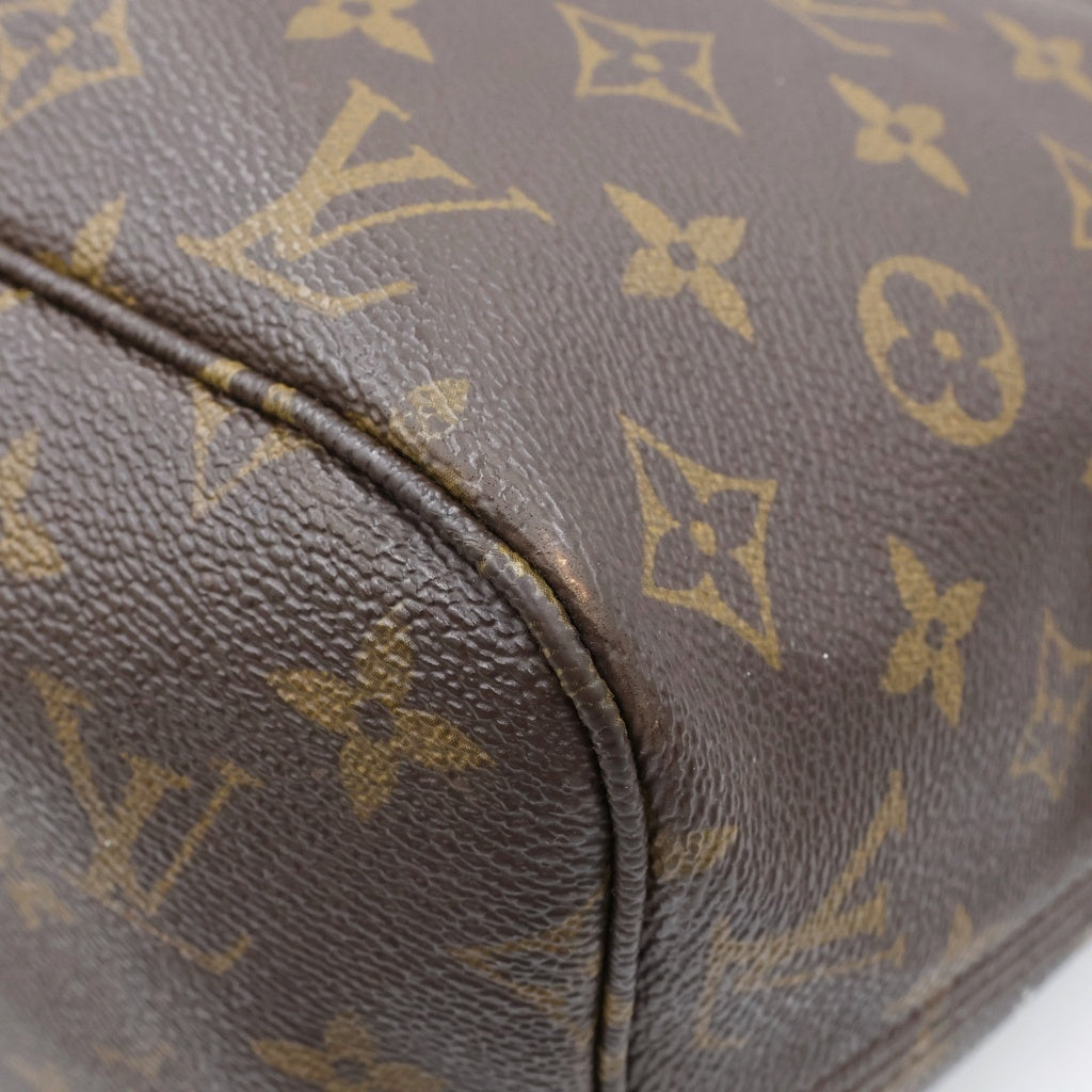 LOUIS VUITTON(ルイヴィトン) モノグラム ネヴァーフルMM ブラウン PVC×レザー M40156 レディース