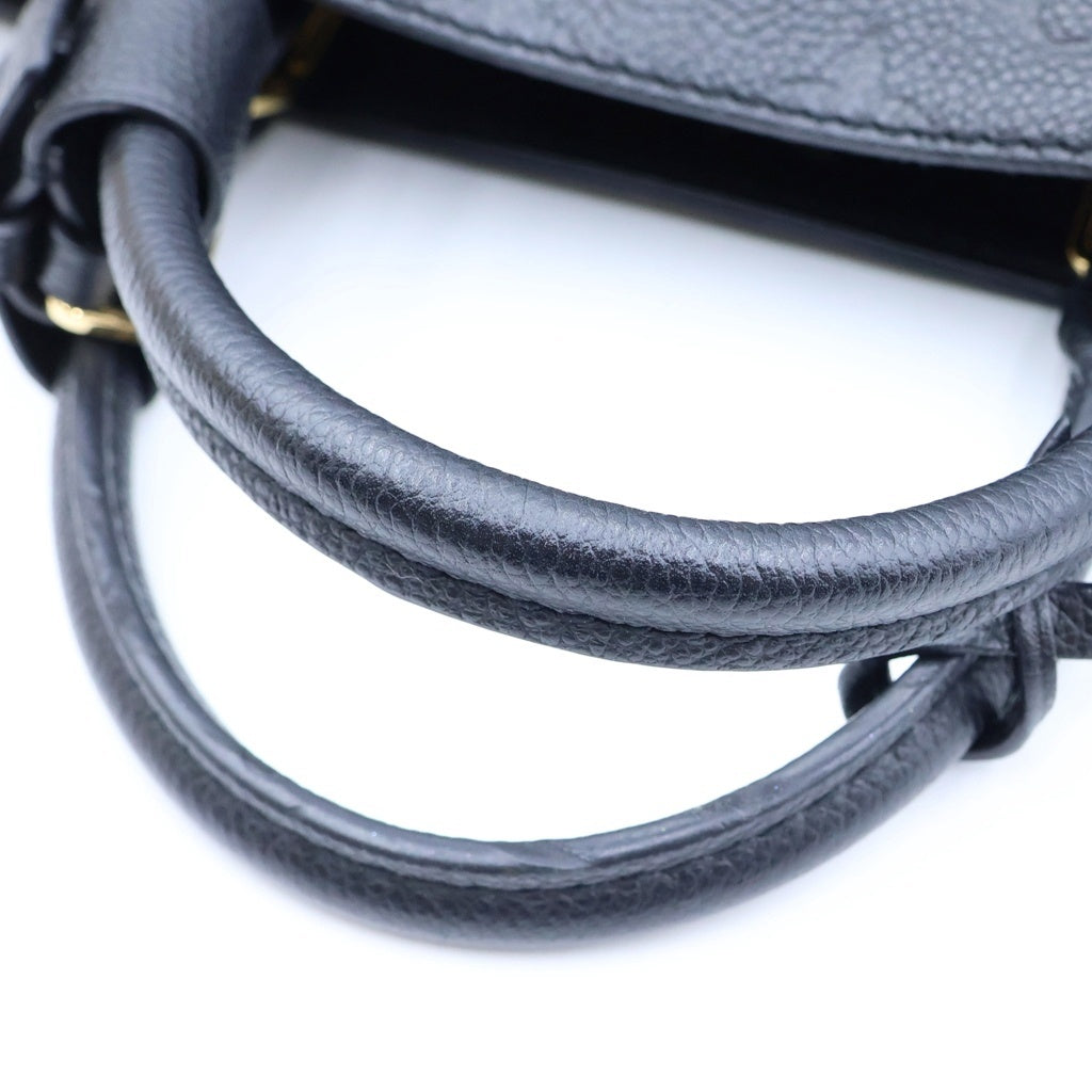 LOUIS VUITTON(ルイヴィトン) モノグラムアンプラント モンテーニュBB ハンドバッグ ブラック レザー M41053 レディース