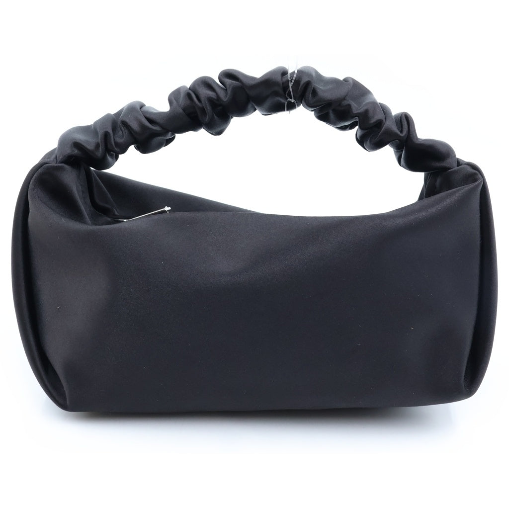ALEXANDER WANG(アレキサンダーワン) ギャザーハンドバッグ アクセサリーポーチ ブラック ポリエステル レディース
