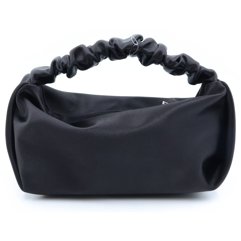 ALEXANDER WANG(アレキサンダーワン) ギャザーハンドバッグ アクセサリーポーチ ブラック ポリエステル レディース