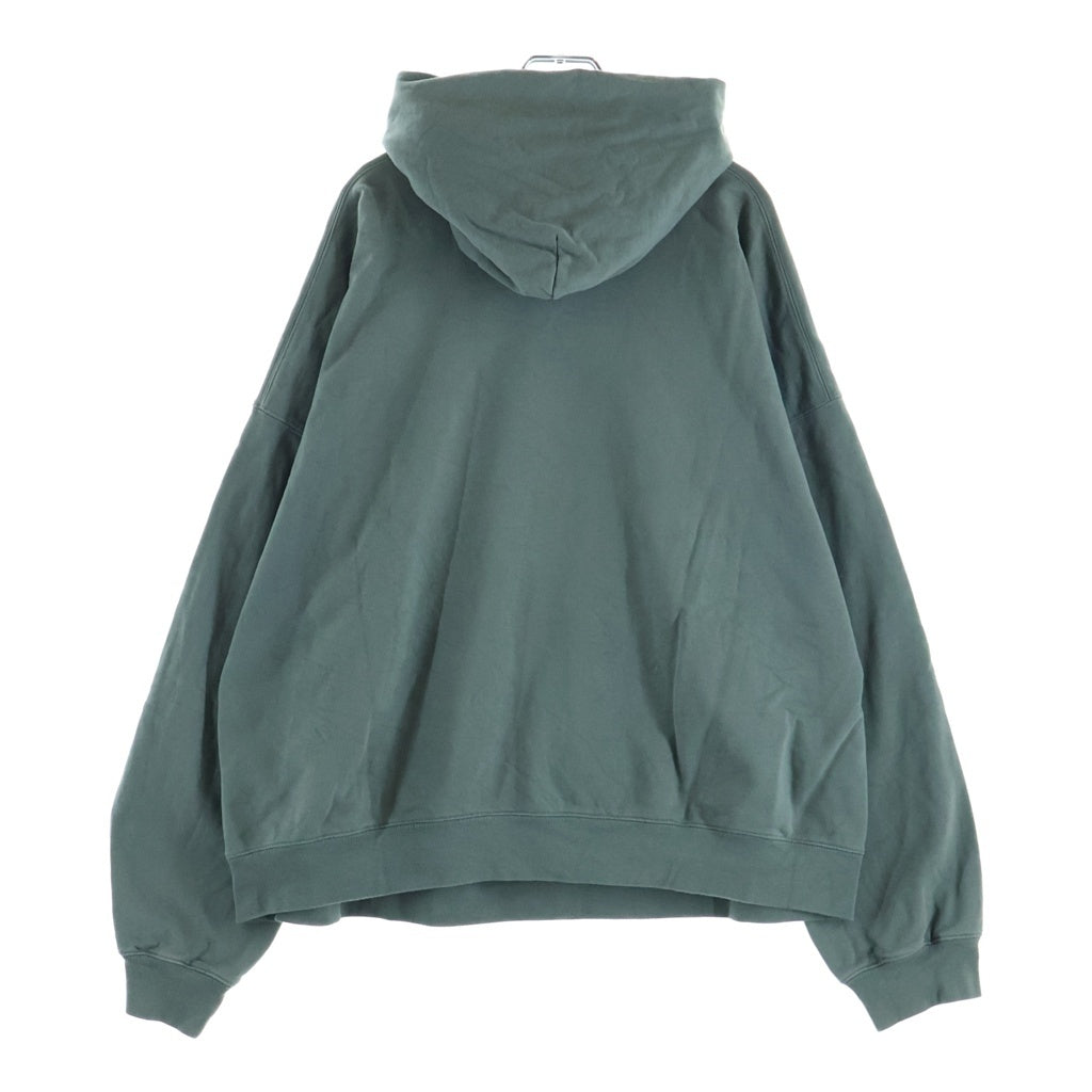 BALENCIAGA(バレンシアガ) ミラーロゴプリント プルオーバーパーカー カーキ #L 727163