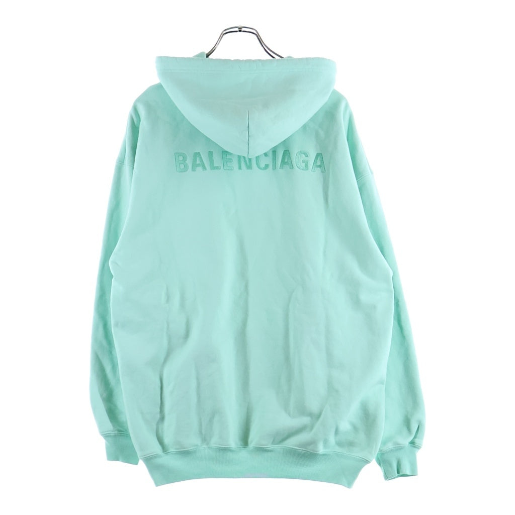 BALENCIAGA(バレンシアガ) キャンペーンロゴ プルオーバーパーカー ミントグリーン #XS 578135