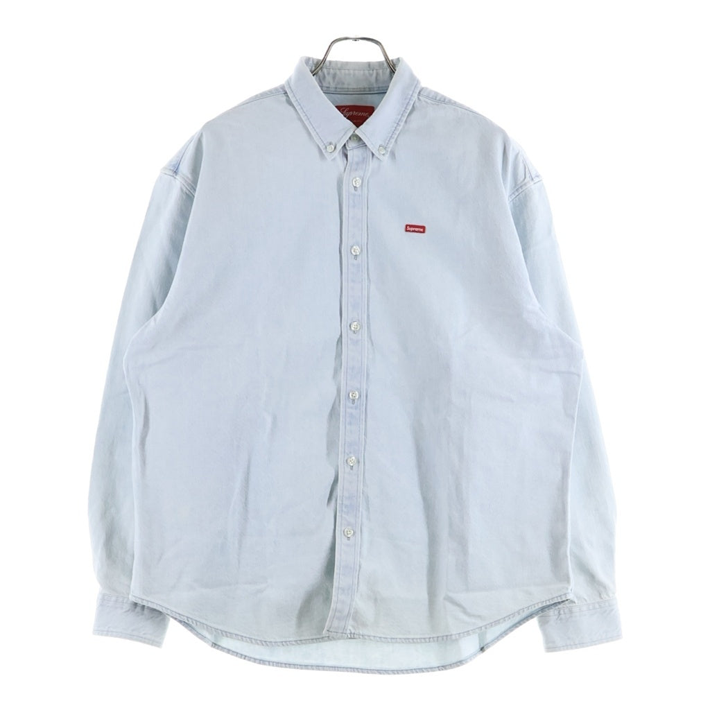 SUPREME(シュプリーム) スモールボックス デニムシャツ ライトブルー #M