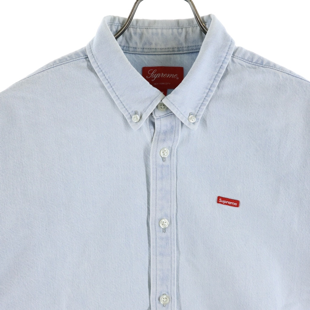 SUPREME(シュプリーム) スモールボックス デニムシャツ ライトブルー #M