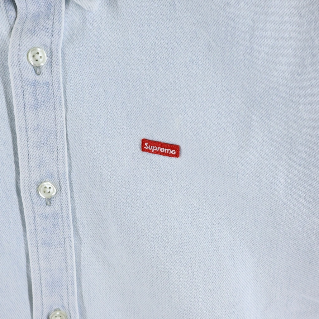 SUPREME(シュプリーム) スモールボックス デニムシャツ ライトブルー #M