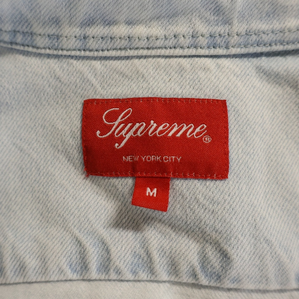 SUPREME(シュプリーム) スモールボックス デニムシャツ ライトブルー #M