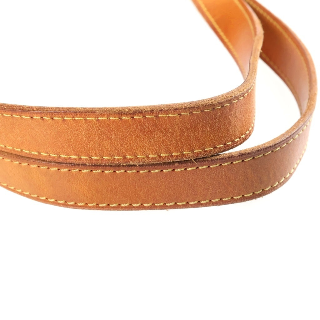 LOUIS VUITTON(ルイヴィトン) モノグラム バティニョール・オリゾンタル トートバッグ ハンドバッグ ブラウン レザー×PVC M51154 ゴールド金具 レディース