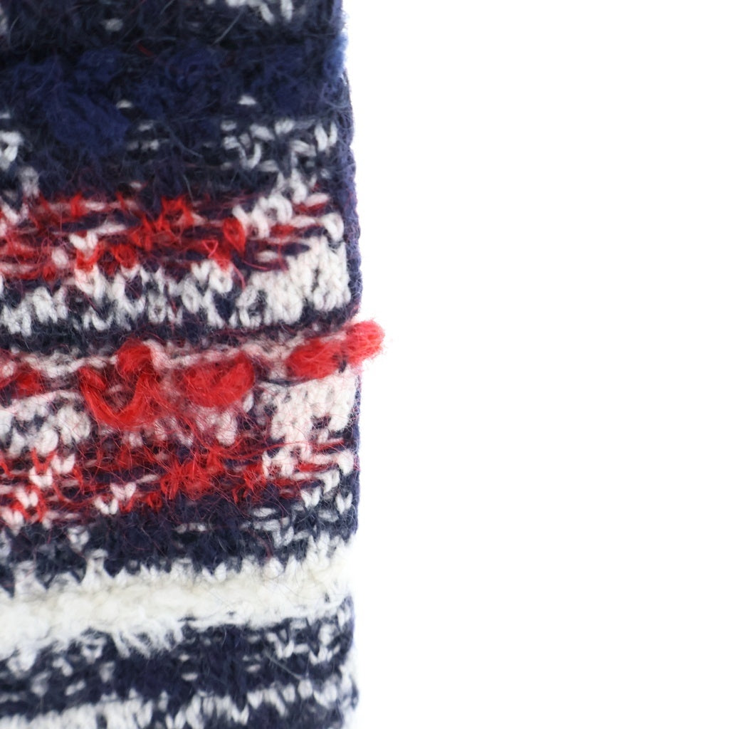 THOM BROWNE(トムブラウン) タータンジャガード スカート レッド×ホワイト×ネイビー ウール NO.FKK119A レディース