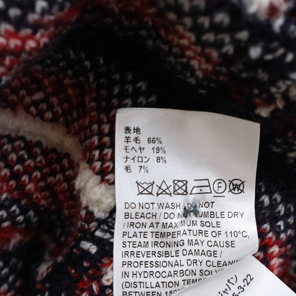 THOM BROWNE(トムブラウン) タータンジャガード スカート レッド×ホワイト×ネイビー ウール NO.FKK119A レディース