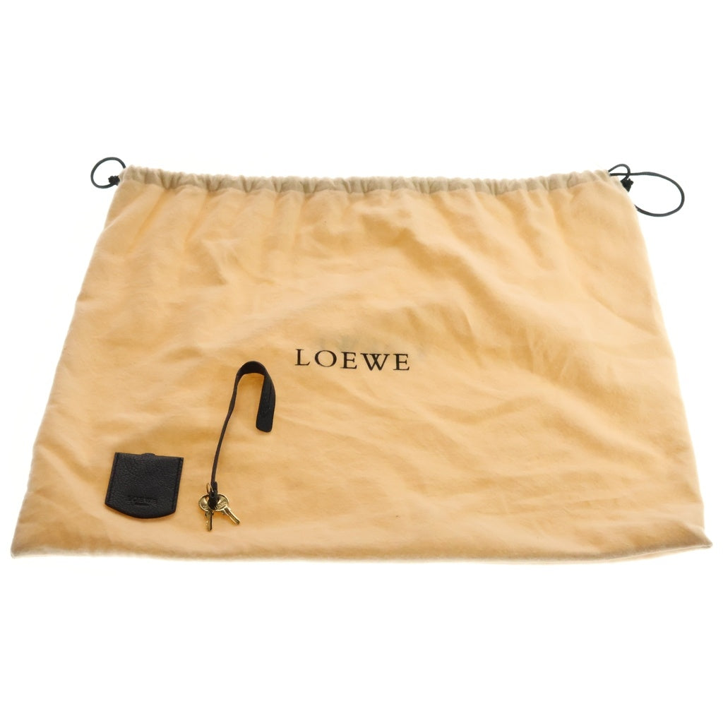 LOEWE(ロエベ) アマソナ28 ハンドバッグ ボストンバッグ ブラック レザー ゴールド金具 レディース