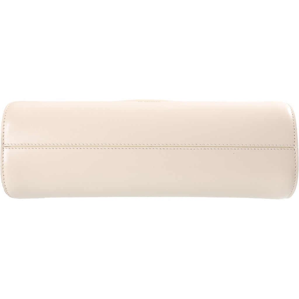 JIL SANDER(ジルサンダー) カンノーロ スモール レザー 2WAY ハンド ショルダーバッグ ゴールド金具 ホワイト レディース