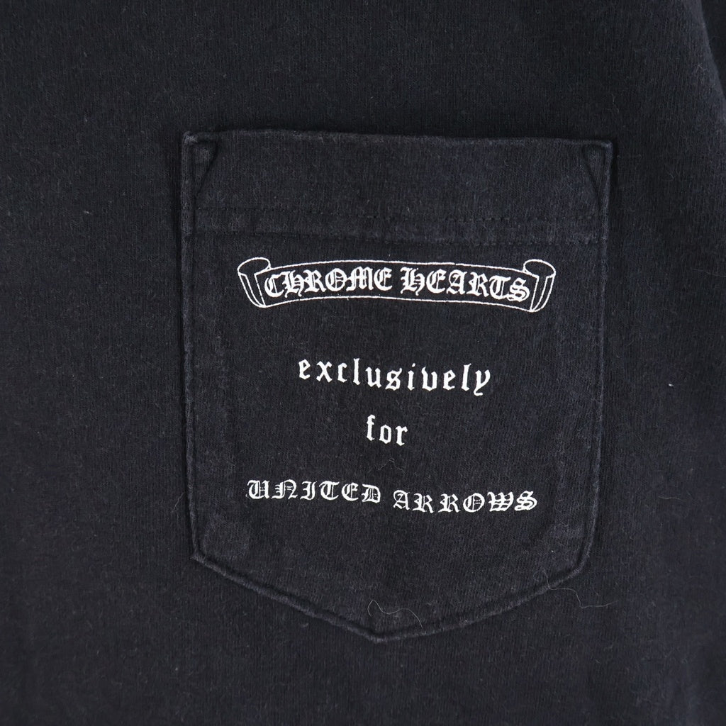 CHROME HEARTS(クロムハーツ) OLD UNITED ARROWS DAGGER ユナイテッドアローズ ダガー半袖Tシャツ ブラック/ホワイト