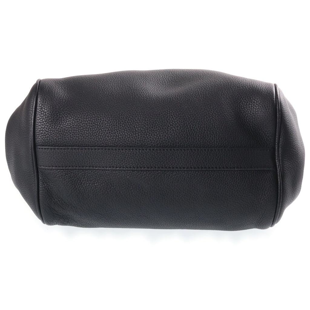 CELINE(セリーヌ) スモール フォールド カバ 2WAYハンドバッグ ショルダーバッグ ブラック レザー ゴールド金具 レディース