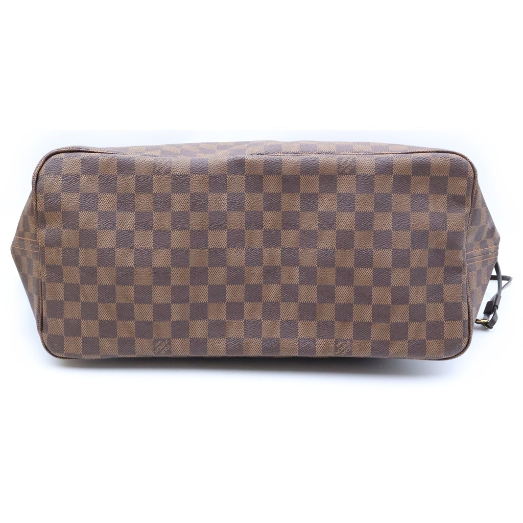 LOUIS VUITTON(ルイヴィトン) ダミエ ネヴァーフルGM ハンドバッグ トートバッグ ブラウン レザー×PVC N51106 ゴールド金具 レディース