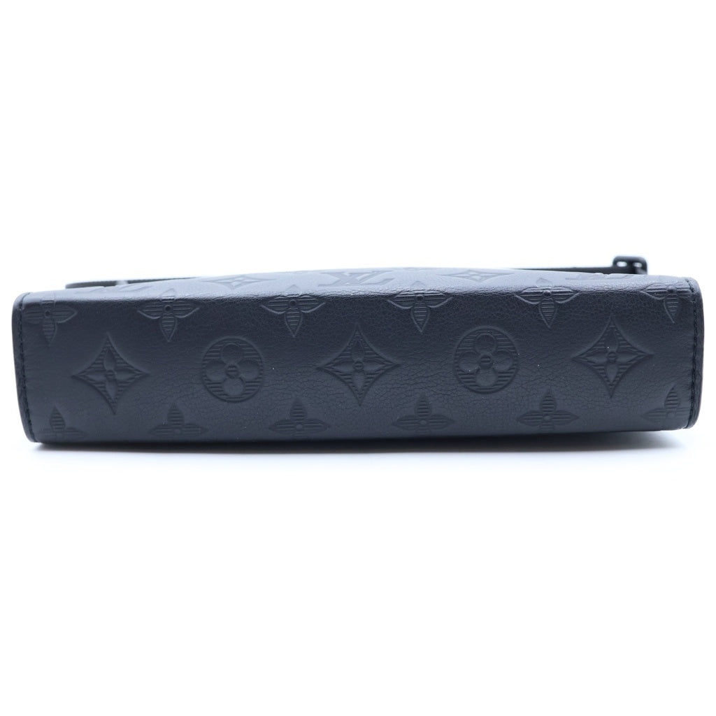 LOUIS VUITTON(ルイヴィトン) モノグラムシャドウ ガストン ウェアラブルウォレット ノワール RFID M81115