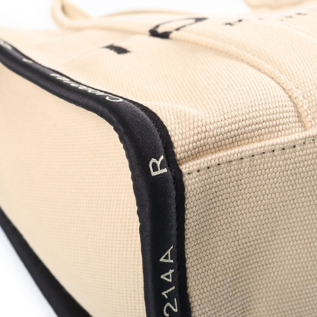 MARC JACOBS(マークジェイコブス) ザ ジャガードトート 2WAY ハンドバッグ ショルダーバッグ ベージュ キャンバス レディース