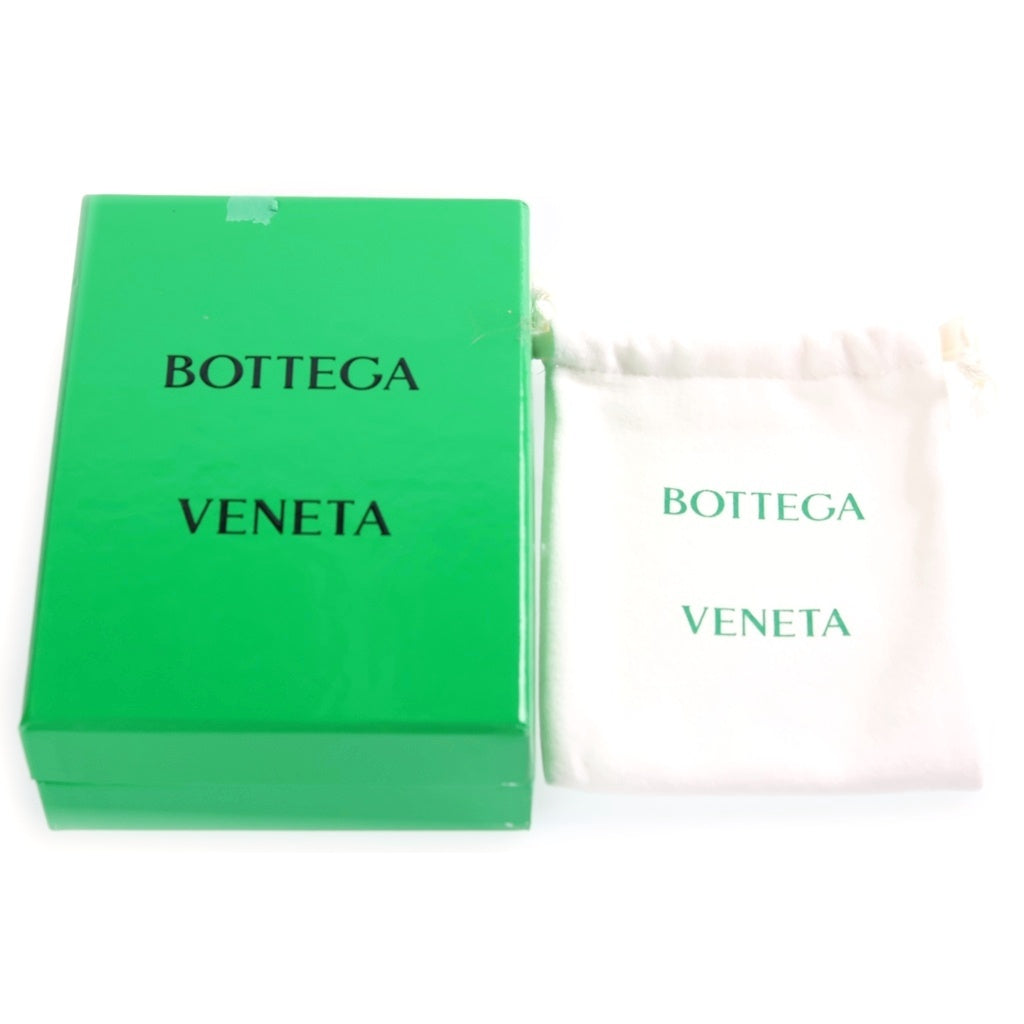 BOTTEGA VENETA(ボッテガヴェネタ) イントレチャート 二つ折り財布 コンパクトウォレット コインケース ゴールド レザー ゴールド金具 レディース