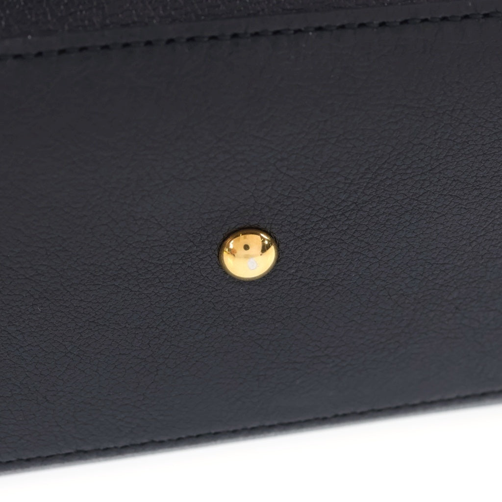 GUCCI(グッチ) ダイアナ ミニ バンブー 2WAYハンドバッグ ショルダーバッグ ブラック レザー 655661 ゴールド金具 レディース