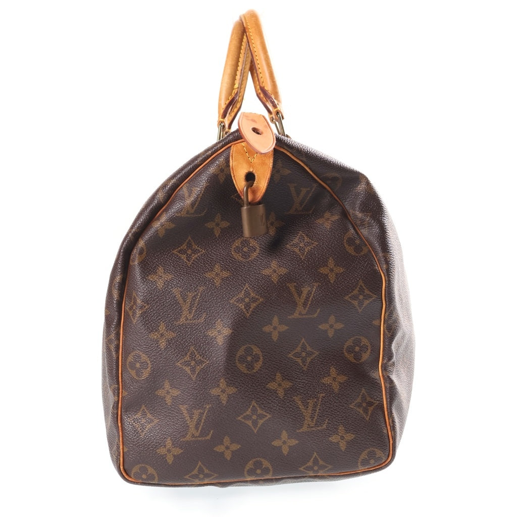 LOUIS VUITTON(ルイヴィトン) モノグラム スピーディ40 ハンドバッグ ボストンバッグ ブラウン レザー×PVC M41522 ゴールド金具 レディース
