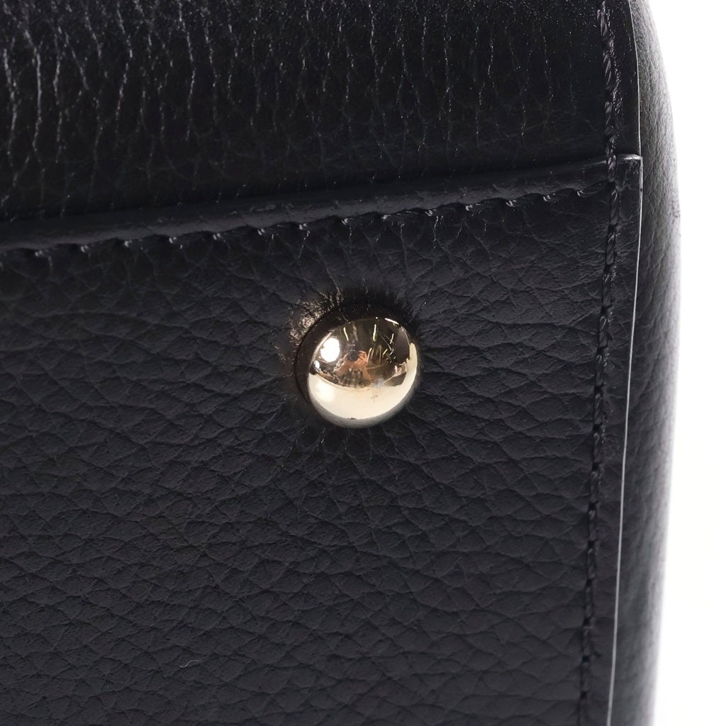 CHANEL(シャネル) ネオ エグゼクティブトート 2WAYハンドバッグ ショルダーバッグ ブラック カーフスキン 24番台 A69930 ゴールド金具 レディース