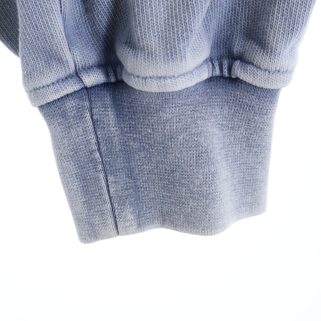 ALEXANDER WANG(アレキサンダーワン) Half Zip Mock Neck Sweatshirt ハーフジップ モックネック スウェットシャツ トレーナー ブルー UCC2231612 レディース