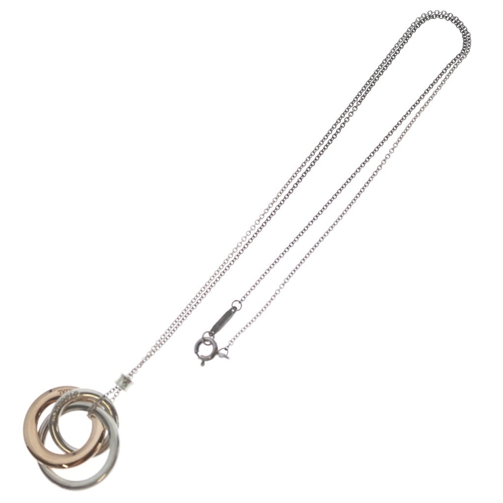 TIFFANY & Co.(ティファニー) インターロッキングサークル ネックレス ペンダント チェーン シルバー Ag925 レディース