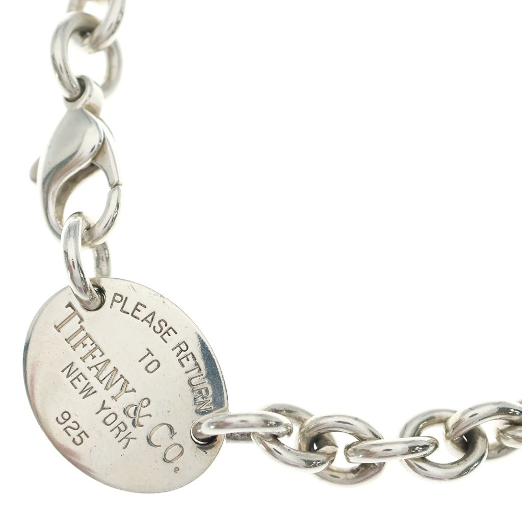 TIFFANY & Co.(ティファニー) リターン トゥ オーバルタグ ネックレス ペンダント チェーン シルバー SV925 レディース