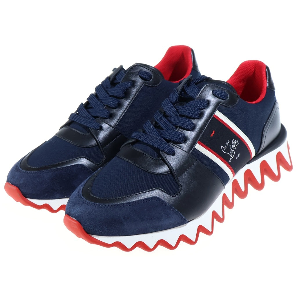CHRISTIAN LOUBOUTIN(クリスチャンルブタン) Nastroshark ナストロシャーク ローカットスニーカー ネイビー