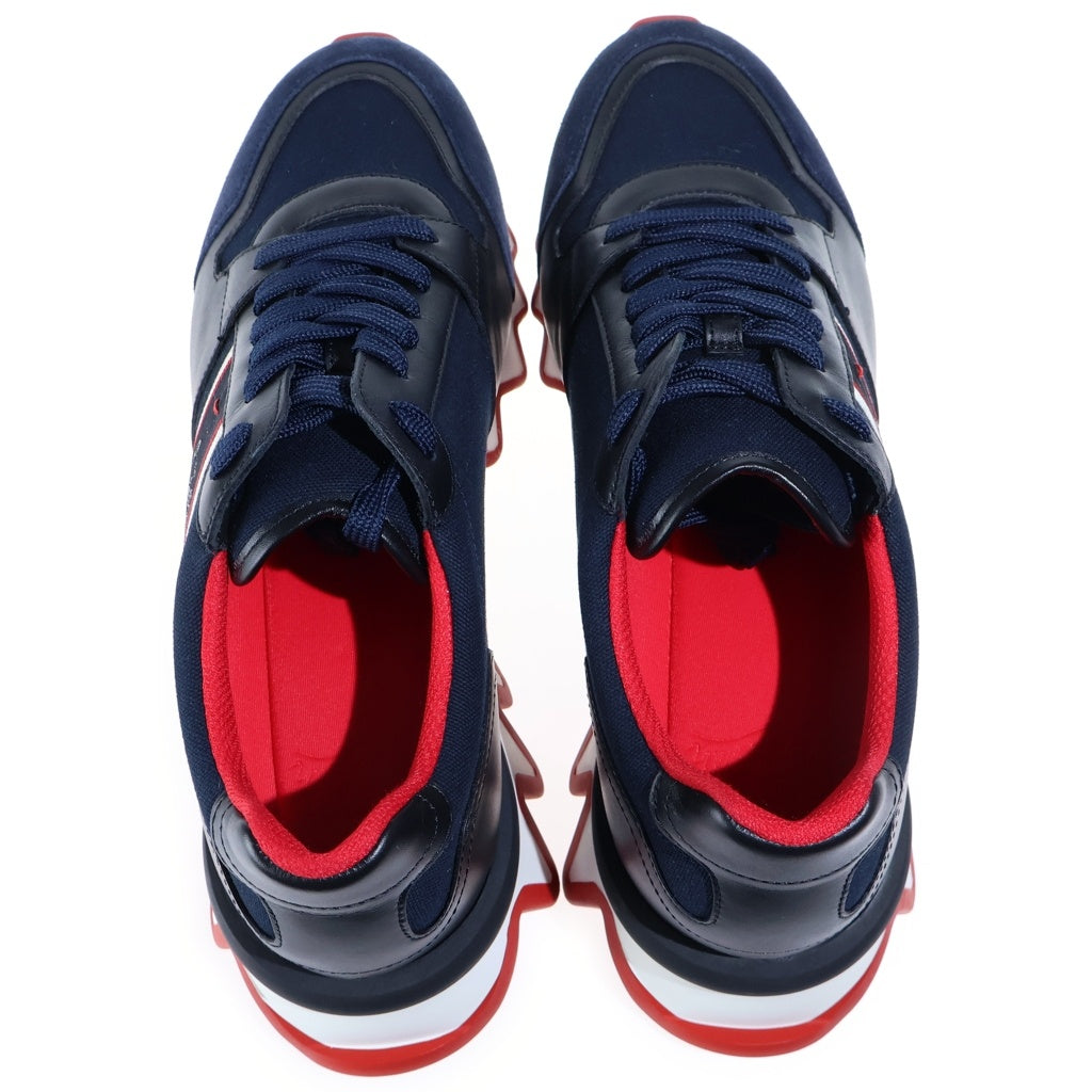 CHRISTIAN LOUBOUTIN(クリスチャンルブタン) Nastroshark ナストロシャーク ローカットスニーカー ネイビー