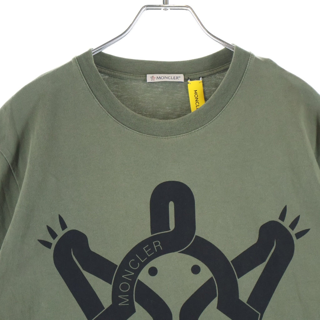 MONCLER(モンクレール) GENIUS ジーニアス MAGLIA マーリア Tシャツ カットソー コットン カーキ G109H8C00002 809E3