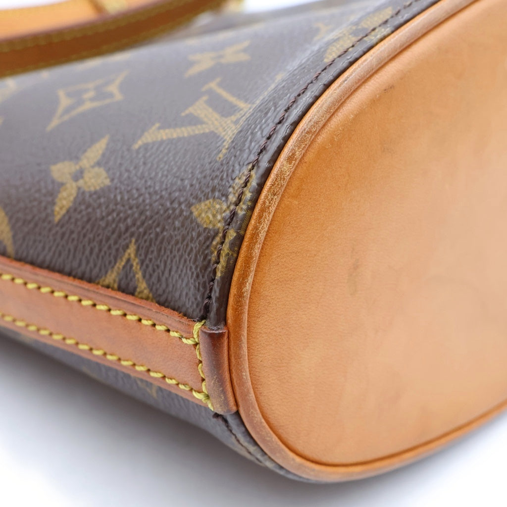LOUIS VUITTON(ルイヴィトン) モノグラム ドルーオ PVC レザー ショルダーバッグ ブラウン M51290 レディース