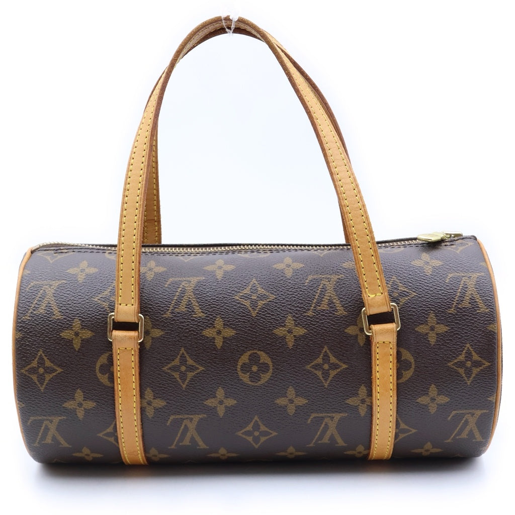 LOUIS VUITTON(ルイヴィトン) モノグラム パピヨン26 PVC レザー ハンドバッグ ブラウン M51386 レディース