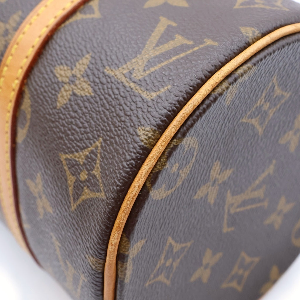 LOUIS VUITTON(ルイヴィトン) モノグラム パピヨン26 PVC レザー ハンドバッグ ブラウン M51386 レディース