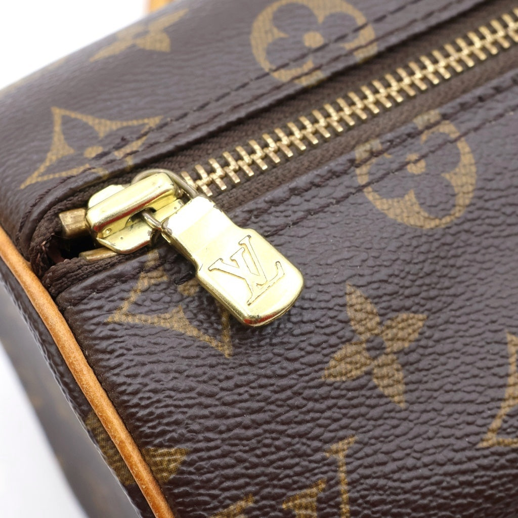 LOUIS VUITTON(ルイヴィトン) モノグラム パピヨン26 PVC レザー ハンドバッグ ブラウン M51386 レディース