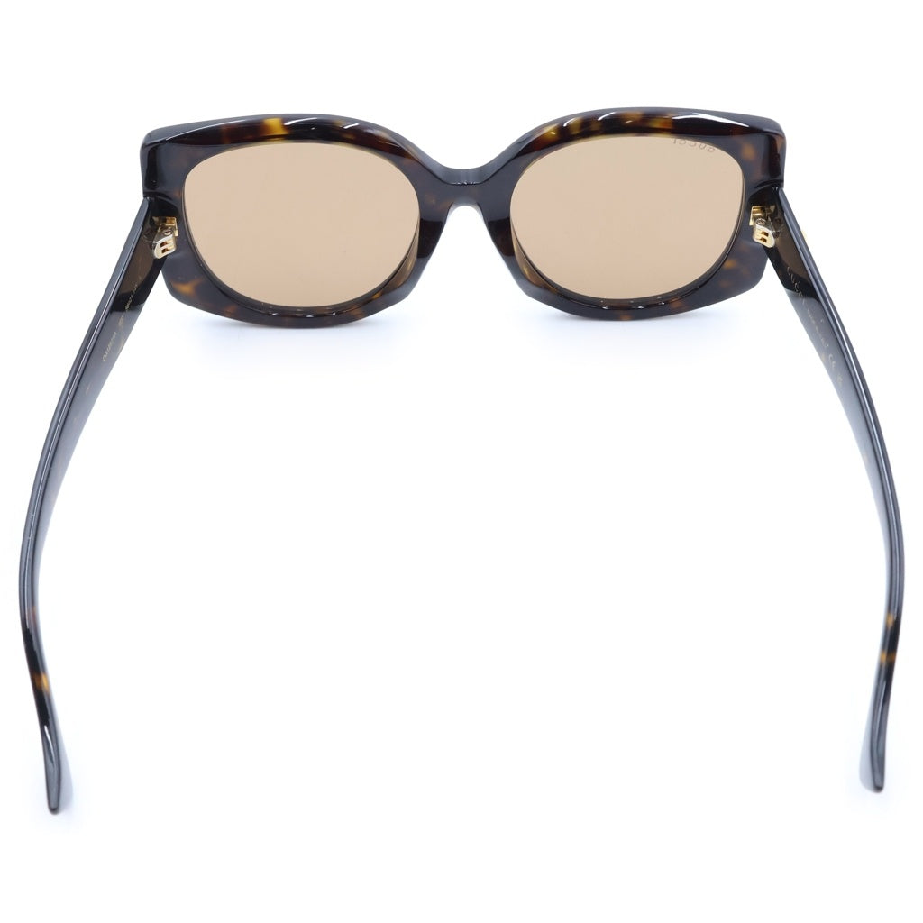 GUCCI(グッチ) インターロッキングG バタフライフレーム カラーレンズ サングラス メガネ 眼鏡 アイウェア ブラウン GG1257SA