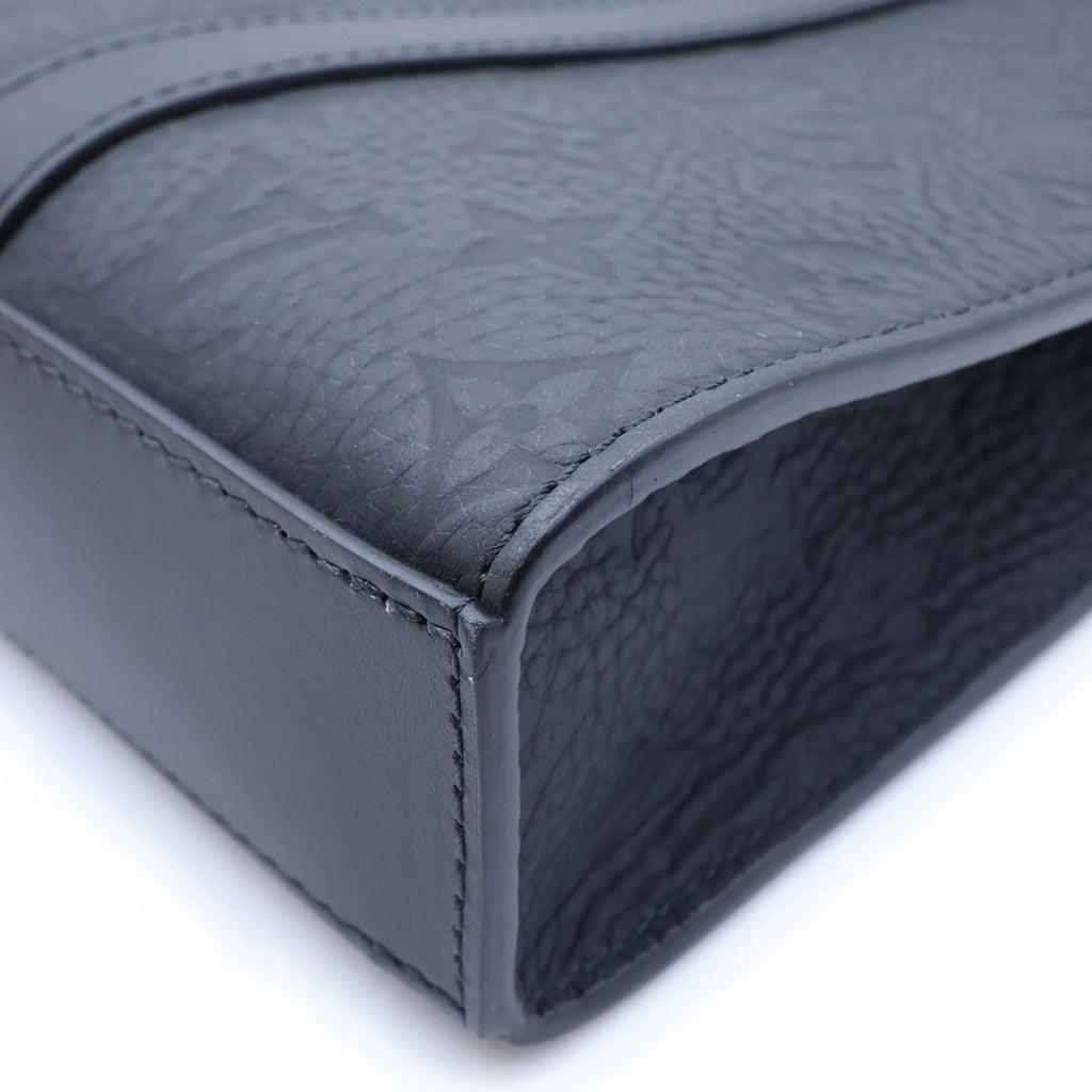 LOUIS VUITTON(ルイヴィトン) モノグラムトリヨン サックプラ クロス レザー ハンドバッグ ブラック M21884 RFID レディース