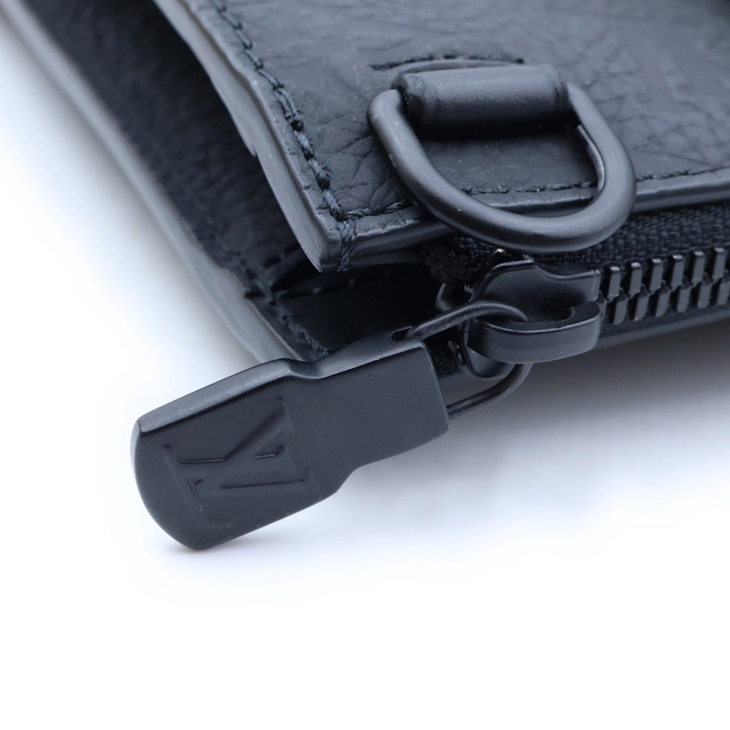 LOUIS VUITTON(ルイヴィトン) モノグラムトリヨン サックプラ クロス レザー ハンドバッグ ブラック M21884 RFID レディース