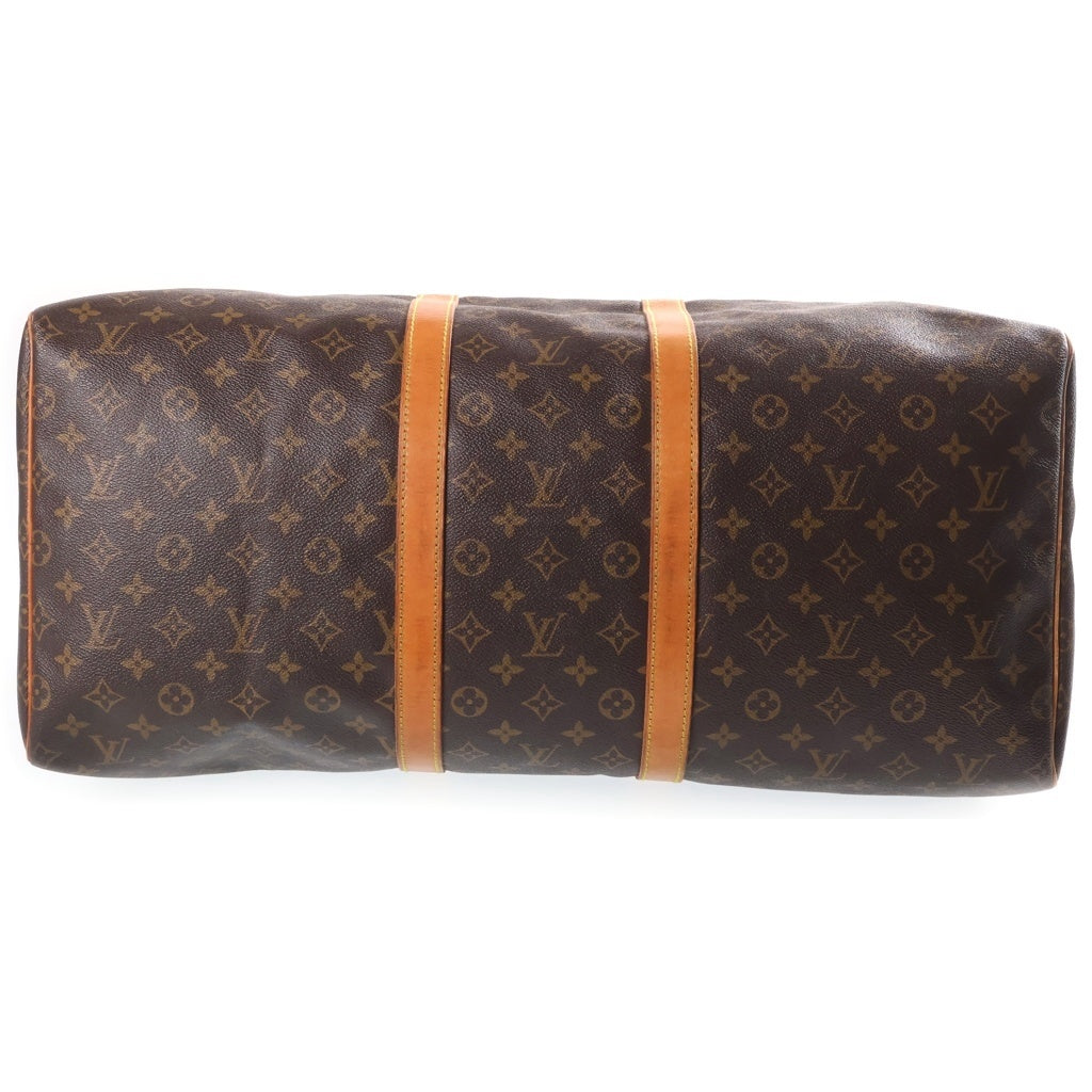LOUIS VUITTON(ルイヴィトン) モノグラム キーポル55 PVC レザー ハンド ボストンバッグ ブラウン M41424 レディース
