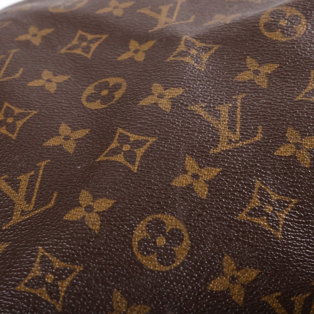 LOUIS VUITTON(ルイヴィトン) モノグラム キーポル55 PVC レザー ハンド ボストンバッグ ブラウン M41424 レディース